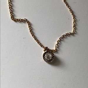 Cz good animal print necklace.